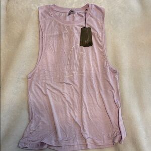 Lavender Sleeveless Muscle Tee